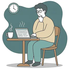 技術サポートを行う担当者の写真