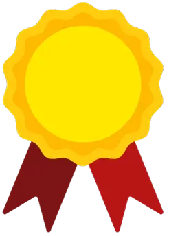 推奨を示すバッジのイラスト